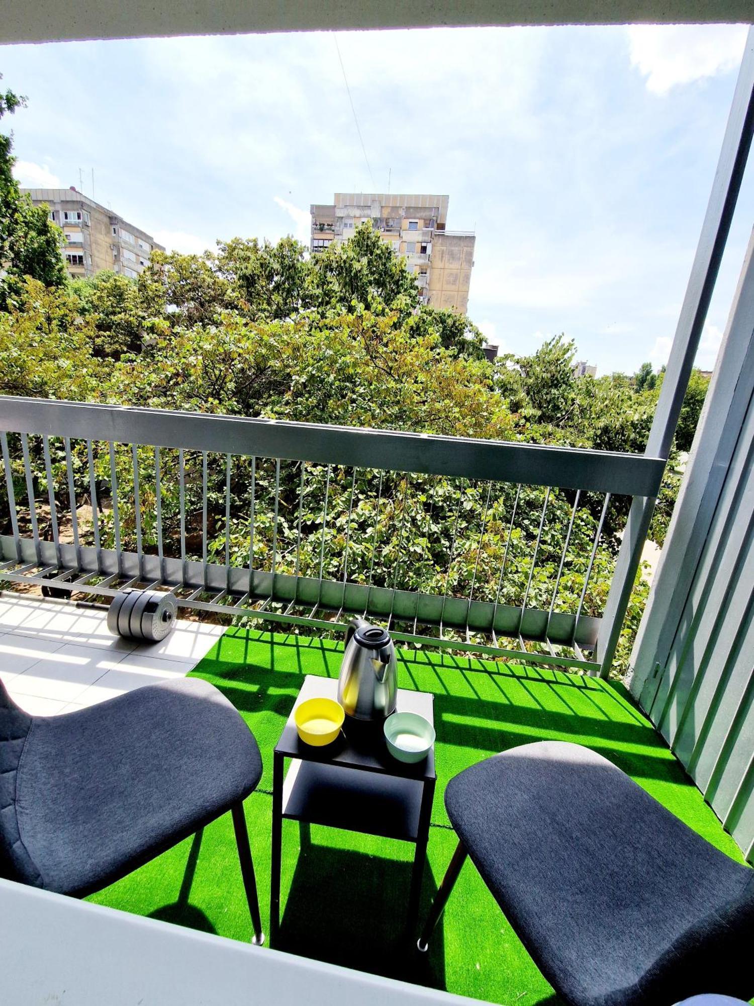 Ferienwohnung Cosy Novi Sad Loft, Self Check-In Exterior foto